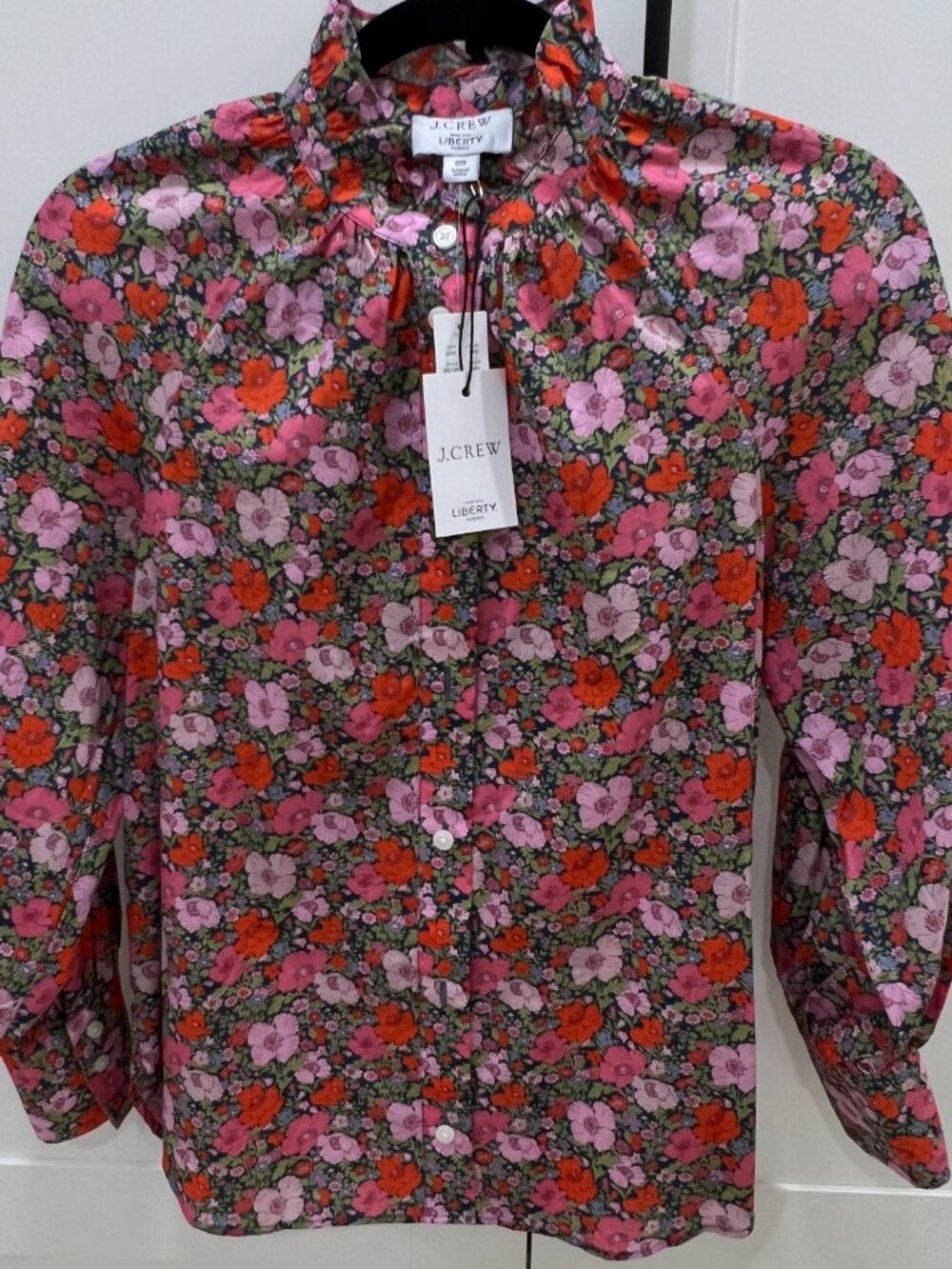 J Crew Liberty Fabric Top